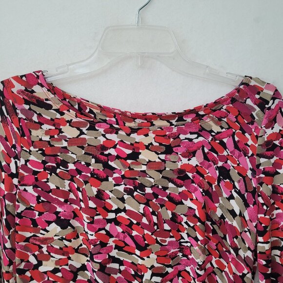 Laundry By Design Dress Womens 6 Sheath Ruched Split‎ Sleeve N2R3505SU - Picture 4 of 15